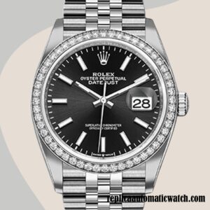 replica automatic Rolex Datejust Ladies Rolex Calibre 2836/2813 m126284rbr-0007 Hands and Markers