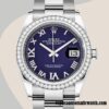 replica automatic Rolex Datejust m126284rbr-0014 Ladies Rolex Calibre 2836/2813 12mm