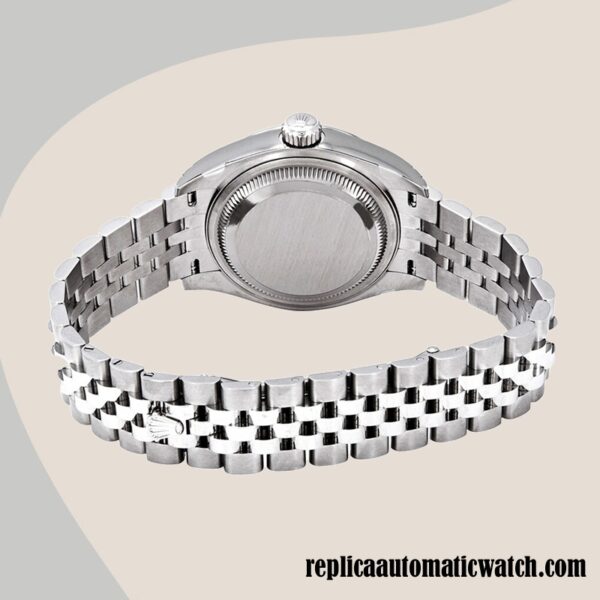 replica automatic Rolex Datejust m126284rbr-0037 Ladies Rolex Calibre 2836/2813 Silver-tone - Image 4
