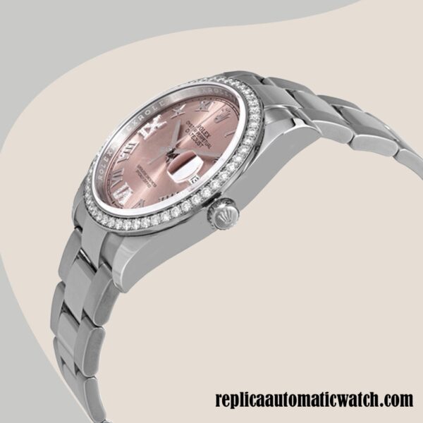 replica automatic Rolex Datejust m126284rbr-0024 Ladies Rolex Calibre 2836/2813  Silver-tone - Image 3