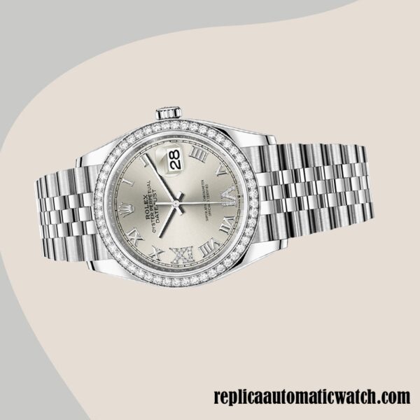 replica automatic Rolex Datejust m126284rbr-0021 Rolex Calibre 2836/2813 Ladies  12mm - Image 3