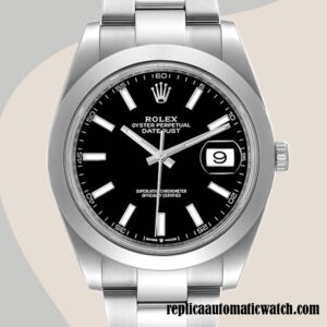 replica automatic Rolex Datejust Rolex Calibre 2836/2813 Men's m126300-0011 Black Dial