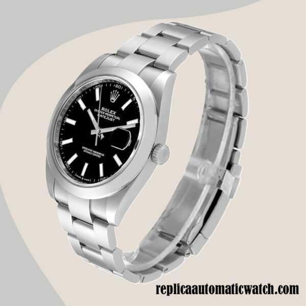 replica automatic Rolex Datejust Rolex Calibre 2836/2813 Men's m126300-0011 Black Dial - Image 3