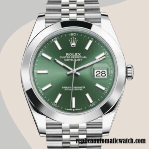 replica automatic Rolex Datejust Rolex Calibre 2836/2813 Men's m126300-0020 Green Dial Automatic