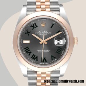 replica automatic Rolex Datejust Men's m126301-0016 Rolex Calibre 2836/2813 Hands Silver-tone