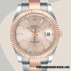 replica automatic Rolex Datejust Men's m126331-0009 Rolex Calibre 2836/2813 Pink Dial