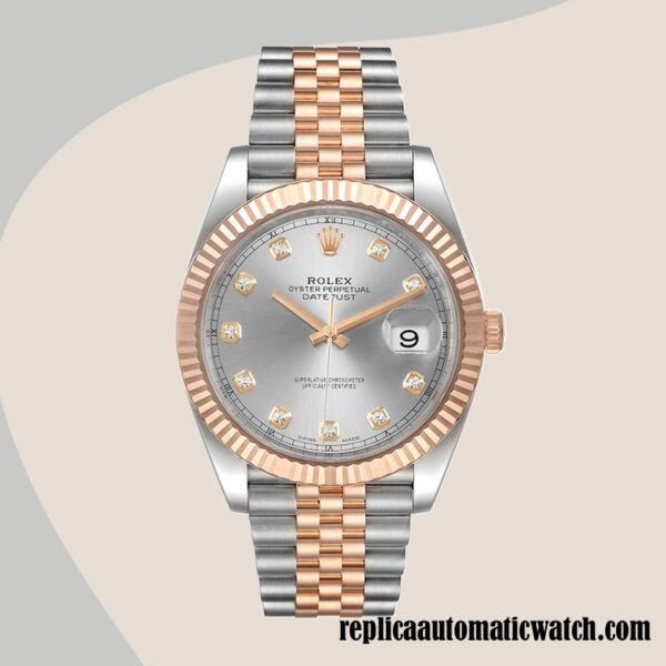 replica automatic Rolex Datejust Men's 126331 Rolex Calibre 2836/2813 Two-tone - Image 2