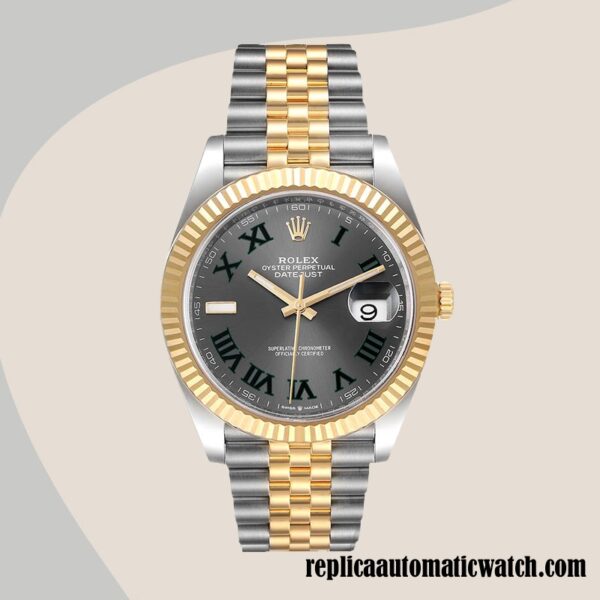 replica automatic Rolex Datejust m126333-0020 Men's Rolex Calibre 2836/2813 Hands - Image 2