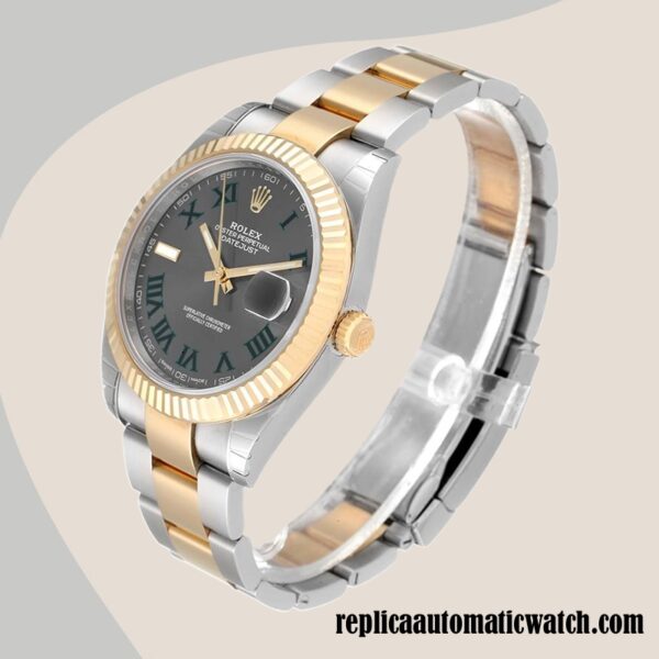 replica automatic Rolex Datejust m126333-0019 Rolex Calibre 2836/2813 Men's Two-tone Automatic - Image 3