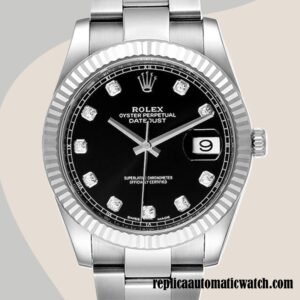 replica automatic Rolex Datejust m126334-0011 Rolex Calibre 2836/2813 Men's Silver-tone