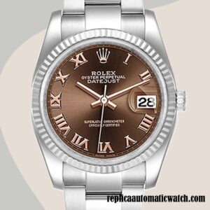 replica automatic Rolex Datejust Rolex Calibre 2813 Men's 126334CHRO Silver-tone