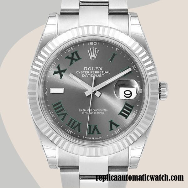 replica automatic Rolex Datejust m126334-0021 Rolex Calibre 2836/2813 Men's Silver-tone