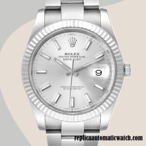 replica automatic Rolex Datejust Rolex Calibre 2836/2813 126334SSO Men's Silver-tone