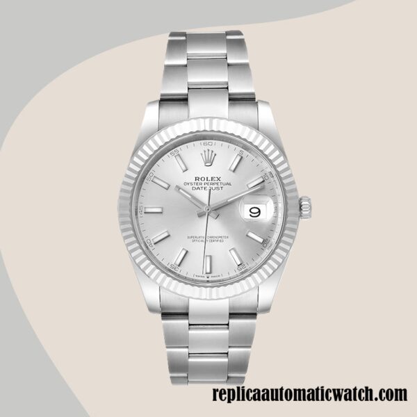 replica automatic Rolex Datejust Rolex Calibre 2836/2813 126334SSO Men's Silver-tone - Image 2