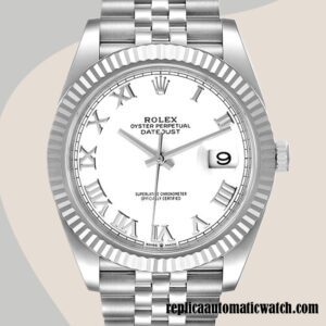 replica automatic Rolex Datejust Rolex Calibre 2836/2813 Men's 126334WRJ  White Dial