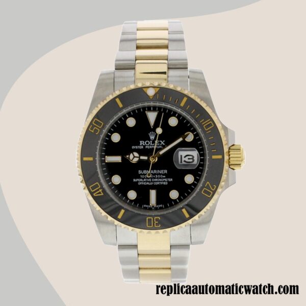replica automatic Rolex Sea-Dweller Rolex Calibre 2836/2813 Men's m126603-0001 Gold-tone - Image 2