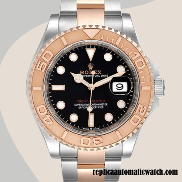 replica automatic Rolex Yacht-master Rolex Calibre 2836/2813 m126621-0002 Men's Black Dial