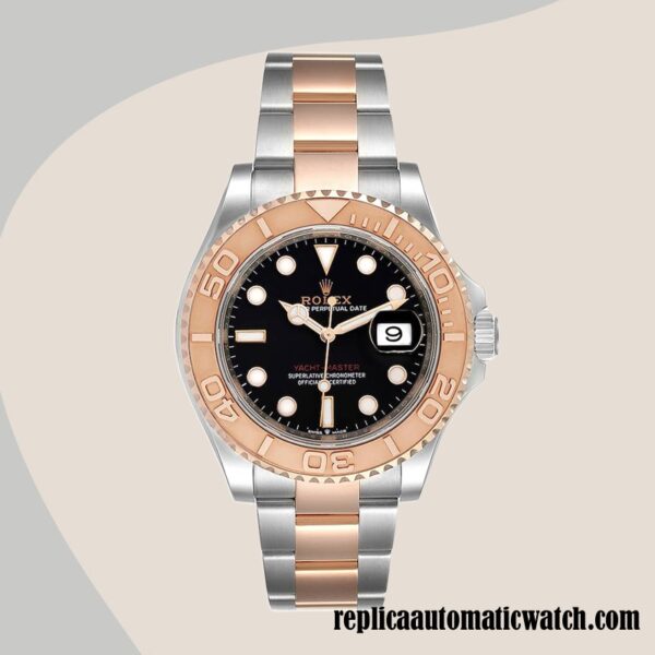 replica automatic Rolex Yacht-master Rolex Calibre 2836/2813 m126621-0002 Men's Black Dial - Image 2