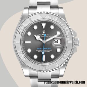 replica automatic Rolex Yacht-master m126622-0001 Men's Rolex Calibre 2836/2813 Silver-tone Automatic