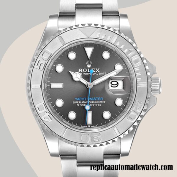 replica automatic Rolex Yacht-master m126622-0001 Men's Rolex Calibre 2836/2813 Silver-tone Automatic