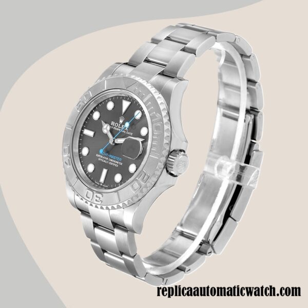 replica automatic Rolex Yacht-master m126622-0001 Men's Rolex Calibre 2836/2813 Silver-tone Automatic - Image 3