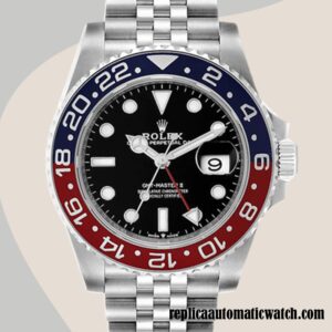 replica automatic Rolex Gmt Master Ii m126710blro-0002 Rolex Calibre 2836/2813 Men's Automatic Silver-tone