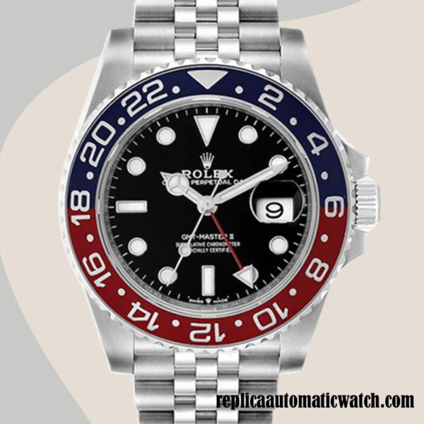 replica automatic Rolex Gmt Master Ii m126710blro-0002 Rolex Calibre 2836/2813 Men's Automatic Silver-tone
