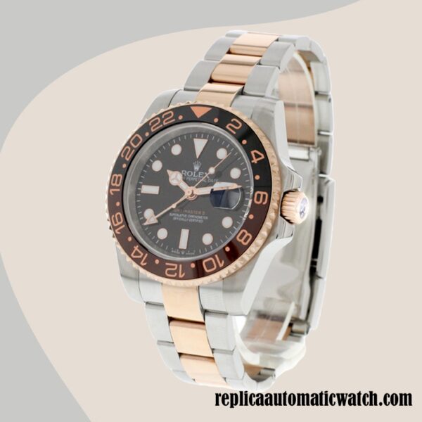replica automatic Rolex GMT-Master Rolex Calibre 2836/2813 Men's m126711chnr-0002 Black Dial - Image 3