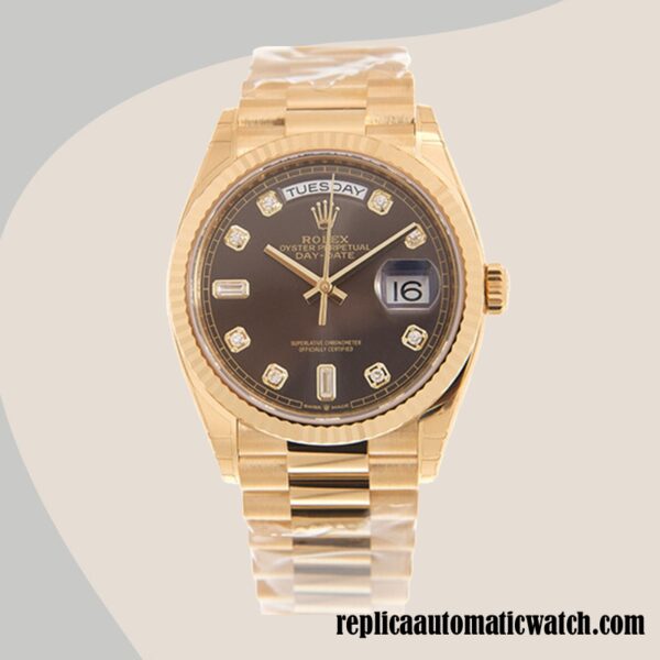 replica automatic Rolex Day-date m128238-0022 Rolex Calibre 2836/2813 Unisex 12mm - Image 2