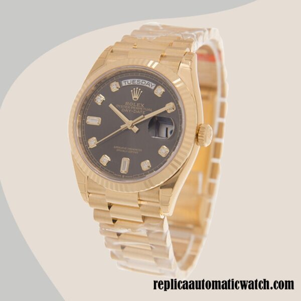 replica automatic Rolex Day-date m128238-0022 Rolex Calibre 2836/2813 Unisex 12mm - Image 3