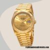 replica automatic Rolex Day-date m128238-0045 Rolex Calibre 2836 Unisex Gold-tone 12mm - Image 2