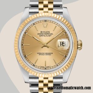 replica automatic Rolex Datejust Men's Rolex Calibre 2836/2813 16233CSJ Two-tone
