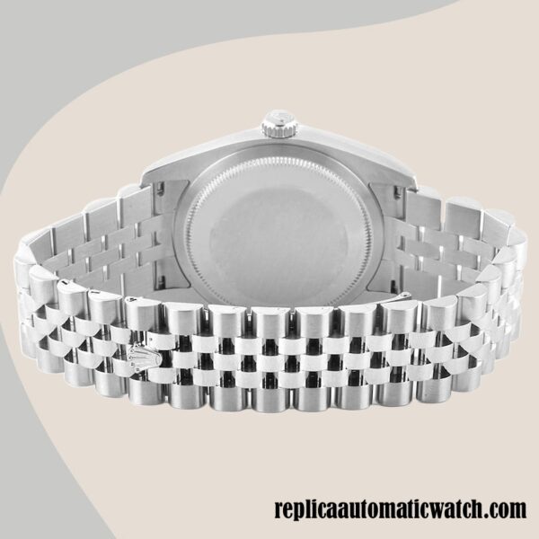replica automatic Rolex Datejust 16234BKDJ Men's Rolex Calibre 2836/2813 Silver-tone - Image 4