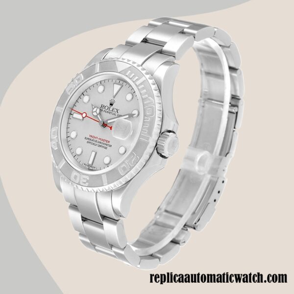 replica automatic Rolex Yacht-master Men's Rolex Calibre 2836/2813 16622SSO 15mm Silver-tone - Image 3