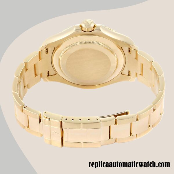 replica automatic Rolex Yacht-master 16628BLSO Rolex Calibre 2836/2813 Men's Gold-tone Automatic - Image 4