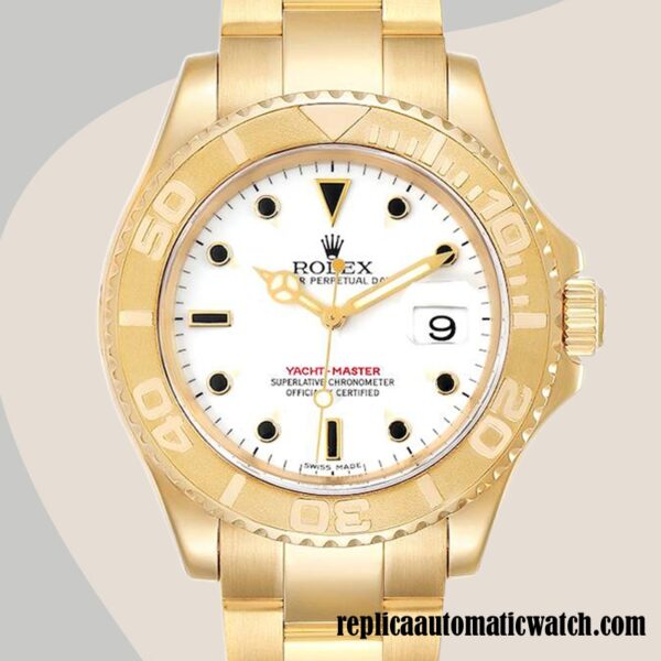 replica automatic Rolex Yacht-master Rolex Calibre 2836/2813 16628WSO Men's Gold-tone