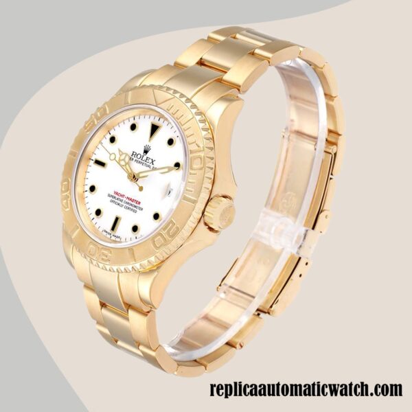 replica automatic Rolex Yacht-master Rolex Calibre 2836/2813 16628WSO Men's Gold-tone - Image 3