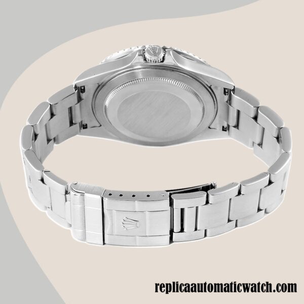 replica automatic Rolex Gmt Master Ii Men's 16710BKSO Rolex Calibre 2836/2813 Black Dial - Image 4