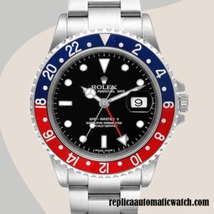 replica automatic Rolex Gmt Master Ii Rolex Calibre 2836/2813 Men's 16710PEPSI Black Dial