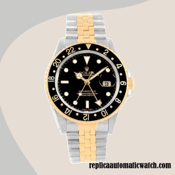 replica automatic Rolex Gmt Master Asian Movement 16713BKSJ-1 Men's Automatic - Image 2