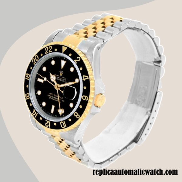 replica automatic Rolex Gmt Master 16713BKSJ Asian Movement Men's 15mm - Image 3