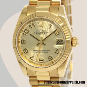 replica automatic Rolex Datejust Men's 178278 Rolex Calibre 2671/Mingzhu Engine Champagne Concentric Dial