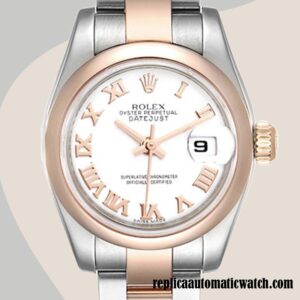 replica automatic Rolex Datejust Rolex Calibre 2671/Mingzhu Engine Ladies 179161 White Dial Around 12mm