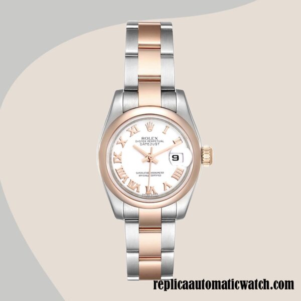 replica automatic Rolex Datejust Rolex Calibre 2671/Mingzhu Engine Ladies 179161 White Dial Around 12mm - Image 2
