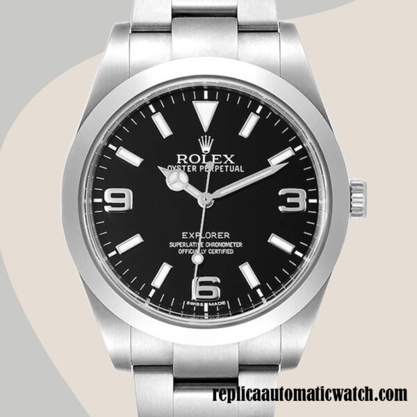 replica automatic Rolex Explorer Rolex Calibre 2836/2813 m214270-0003 Men's Silver-tone