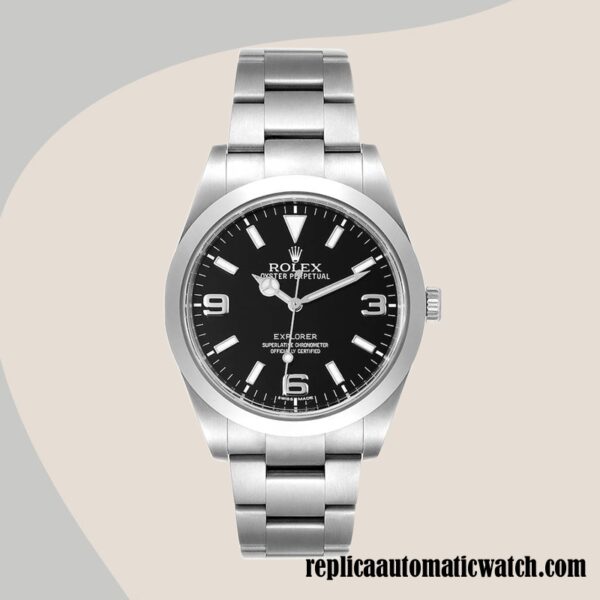 replica automatic Rolex Explorer Rolex Calibre 2836/2813 m214270-0003 Men's Silver-tone - Image 2