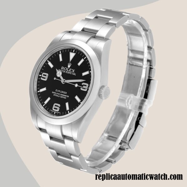 replica automatic Rolex Explorer Rolex Calibre 2836/2813 m214270-0003 Men's Silver-tone - Image 3
