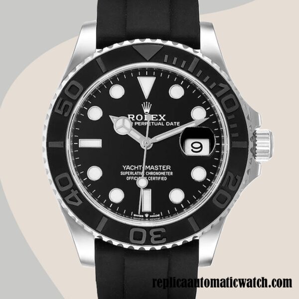 replica automatic Rolex Yacht-master Men's m226659-0002 Rolex Calibre 2836/2813 Black Dial Automatic