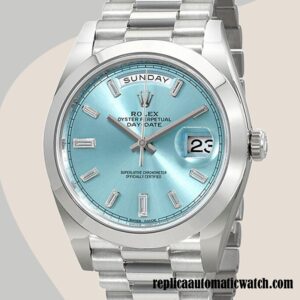 replica automatic Rolex Day-Date Rolex Calibre 2836/2813 Men's 228206 Automatic Ice Blue Dial