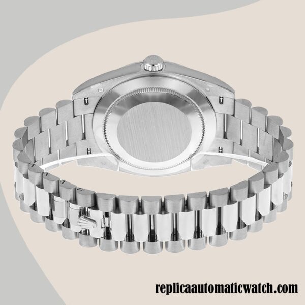 replica automatic Rolex Day-Date Men's Rolex Calibre 2836/2813 228349BKDP Black Dial - Image 3